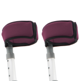 Pair Of Deluxe Neoprene Crutch Arm Cuff Covers - Enhance Comfort and Style for Your Crutches - Purple